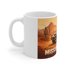 Mission Possible Desert Rally Mug — Retro Off-Road Adventure Coffee Cup