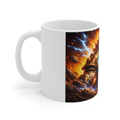 Rise Like a Lion – Unbreakable Motivation Coffee Mug (11oz)