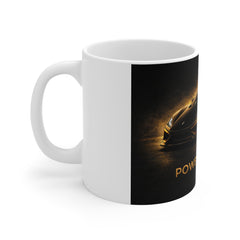 Power. Refined. Car Mug — Luxury Sports Car Coffee Cup
