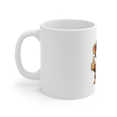 Cool Sunglasses Monkey Mug – Funny Thumbs Up Coffee Cup
