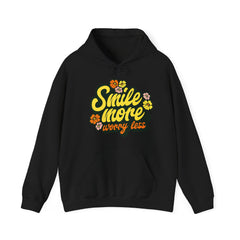 Smile More Worry Less Unisex Hoodie