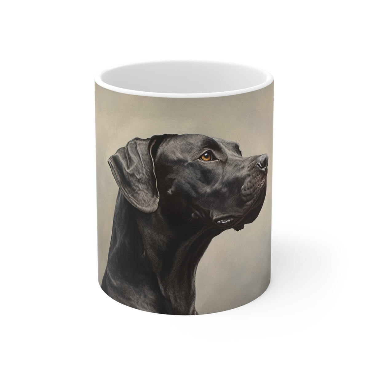 Great Dane 11oz White Mug – Gentle Giant Dog Coffee Cup for Dog Lovers