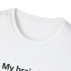 Funny Owl T-Shirt — "My Brain Has Too Many Tabs Open" Graphic Tee