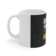 Believe in Yourself and Kick Ass – Motivational Coffee Mug (11oz)