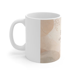 Peace Looks Good On You Mug — Calming Neutral Ceramic Coffee Cup