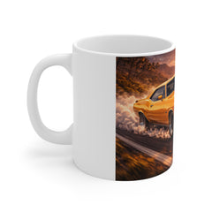 Sunset Run – Classic Muscle Car on the Coast