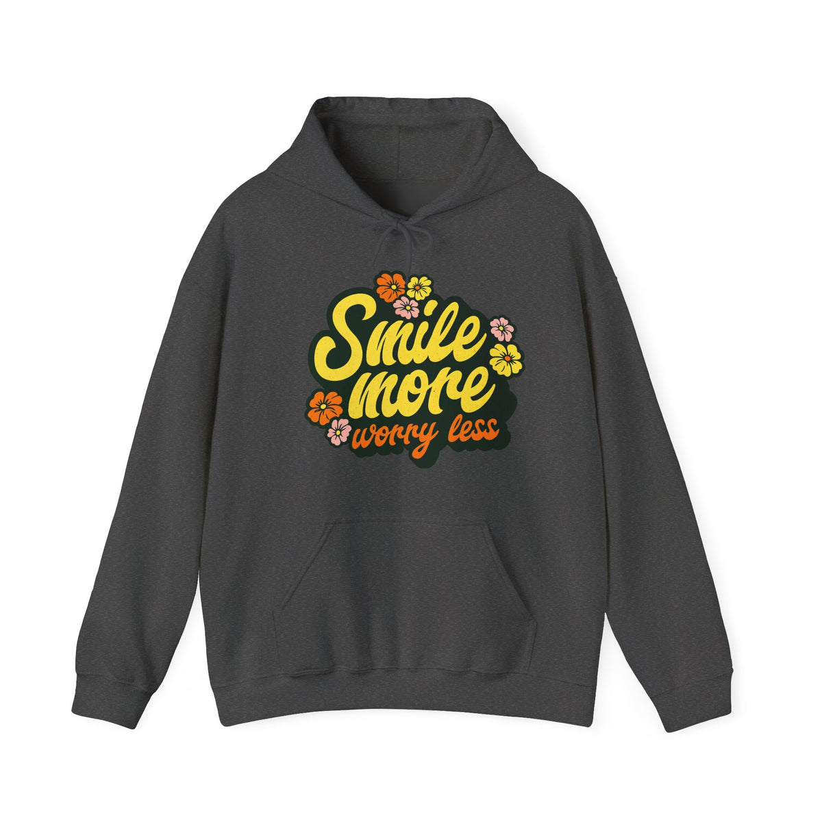Smile More Worry Less Unisex Hoodie