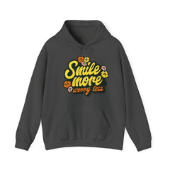 Smile More Worry Less Unisex Hoodie